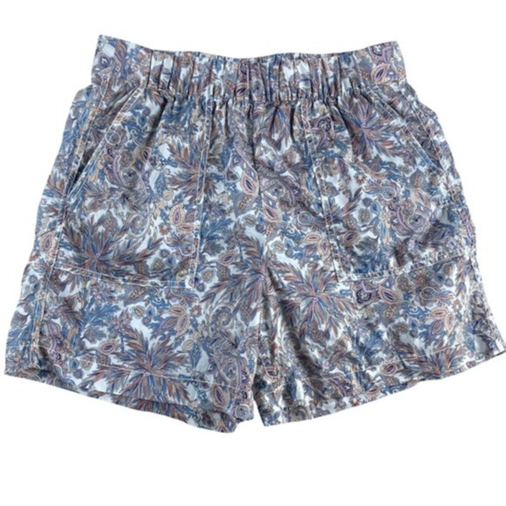 J.Crew x Liberty of London Shorts Sz XS Paisley Pastel Floral Coastal Summer
